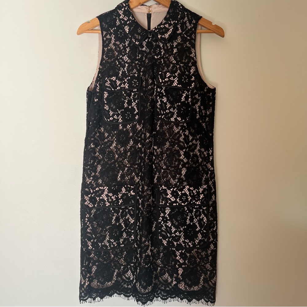 J. Crew Black Lace Cocktail Dress Women’s Size 8 New with Tags